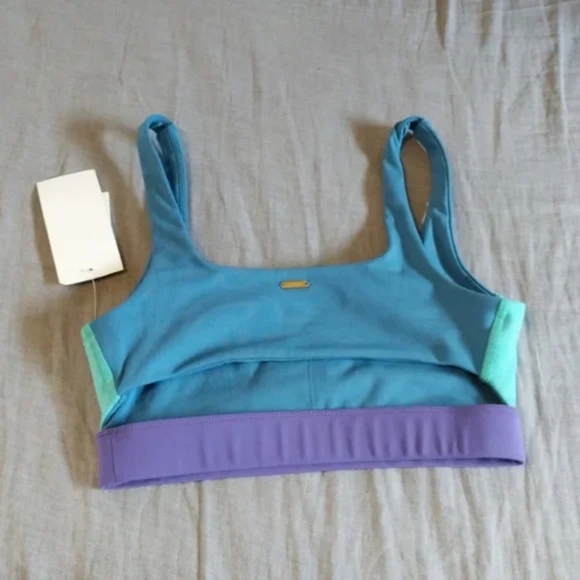 L*Space Sunburst Sports Bra Bike Shorts Set - Picture 4 of 10